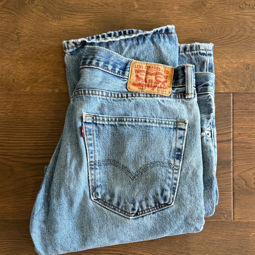 Levi's Men's Denim Blue Straight Jeans